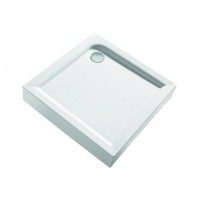 KOLO FIRST sprchová vanička čtvercová 80x80x4 cm, s panelem a nožičkami, akrylátová XBK1680000
